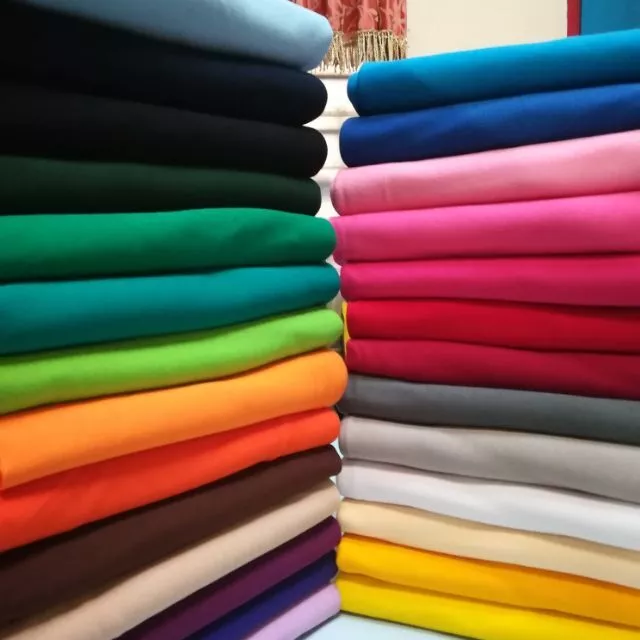 100% Cotton Muslin Lawn Material 50 Colors Soft Dress Craft Lining Fabric 44"