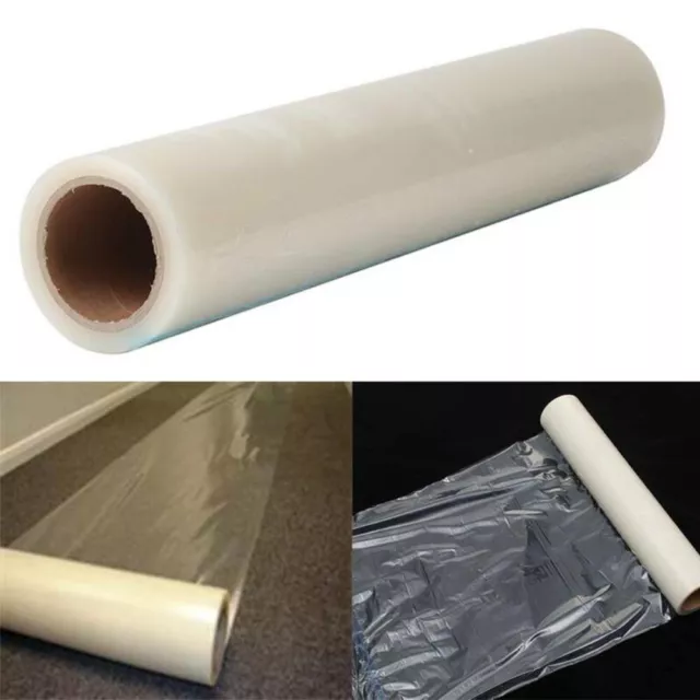 Self Adhesive 10-100M Carpet Floor Protector Roll Protection Cover Dust Films UK