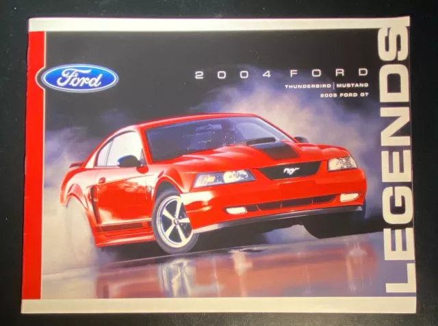 2004 Ford Legends Sales Brochure Mustang Thunderbird 2005 GT 20 Pages