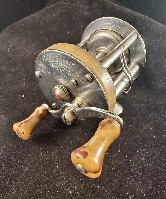 VINTAGE SHAKESPEARE 1958 Triumph Model GE Level Wind Bait Cast Reel Made in USA $21.39 - PicClick CA VINTAGE SHAKESPEARE 1958 Triumph Model GE Level Wind Bait Cast Reel Made in USA $21.39 - PicClick CA