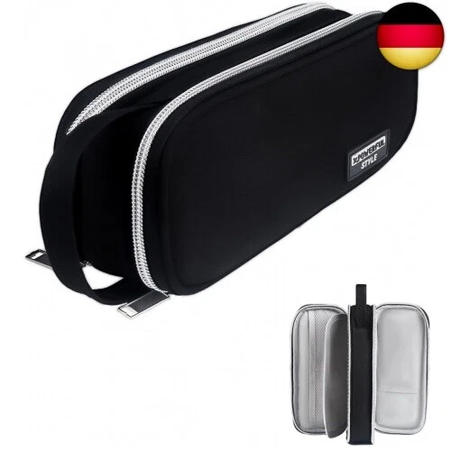 JANREAY Federmäppchen mit großer Kapazität, 3 Fächer, Federtasche Schreibwaren S