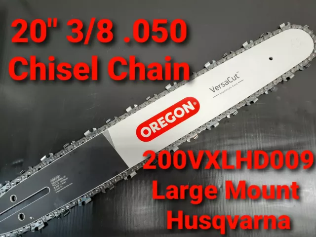 20" Oregon Husqvarna 570 Bar & Chain Chainsaw Chisel 200VXLHD009 3/8 050