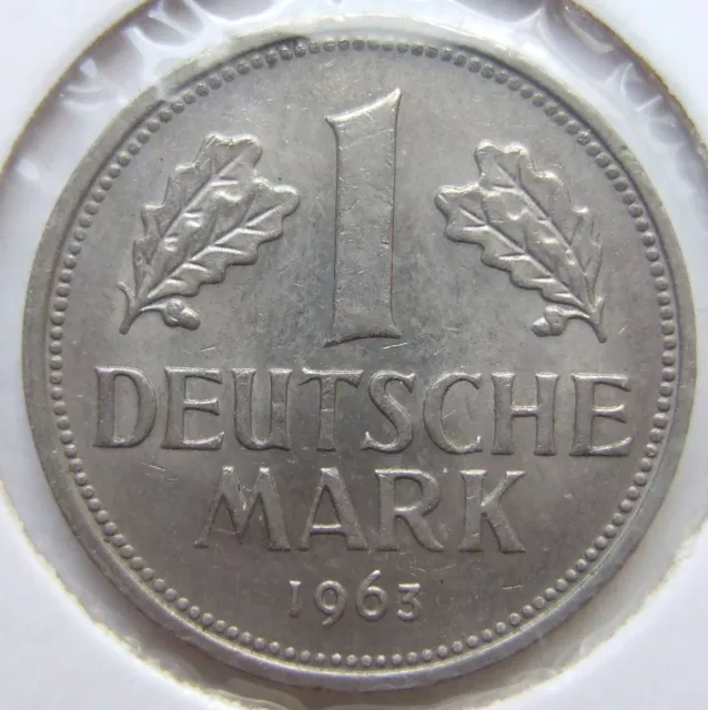 Moneta Rfg 1 Tedesco Marchi 1963 F IN Extremely fine