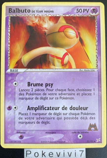 Carte Pokemon BALBUTO 32/95 Bloc Ex Team Aqua Vs Team Magma FR