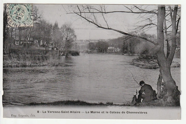 LA VARENNE SAINT HILAIRE - Val de Marne - CPA 94 - la Marne coteau Chennevieres