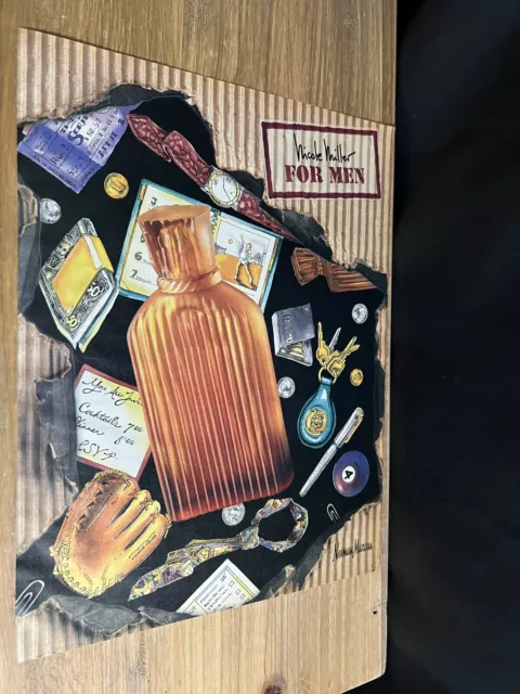 1994 VINTAGE 10X13.5 PRINT Ad FOR NICOLE MILLER FRAGRANCE FOR MEN NEIMAN MARCUS