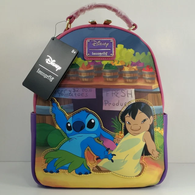 LOUNGEFLY DISNEY LILO & Stitch Hula Mini Backpack Bag Boxlunch