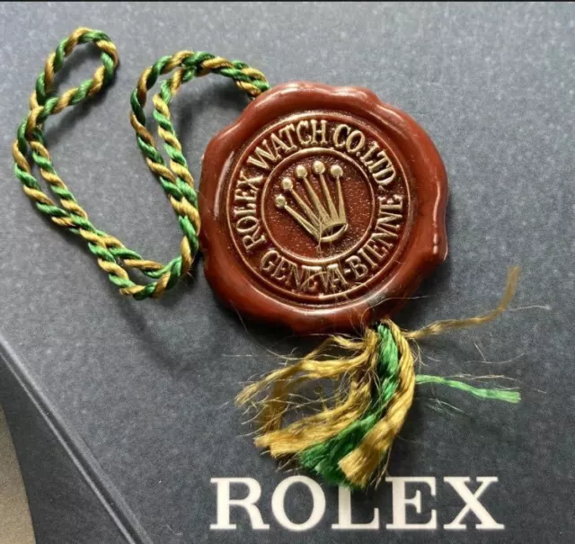 Original Vintage 70er Rolex Chronometer mit rotem Etikett und alter Krone #300