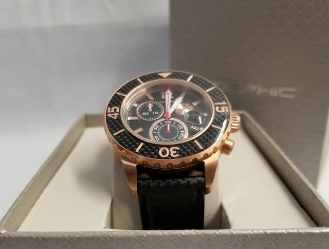 NEUF MONTRE chronographe homme Morphic s rie M51 bracelet cuir
