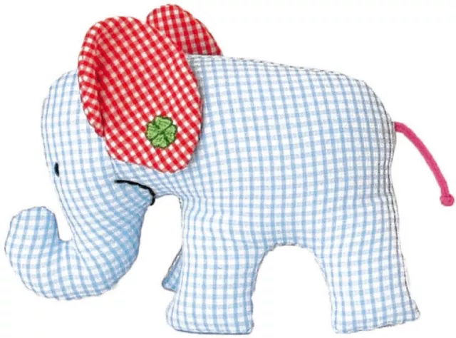 Baby Spielzeug Mini Greifling Elefant hellblau ca. 13 cm lang Käthe Kruse 78346