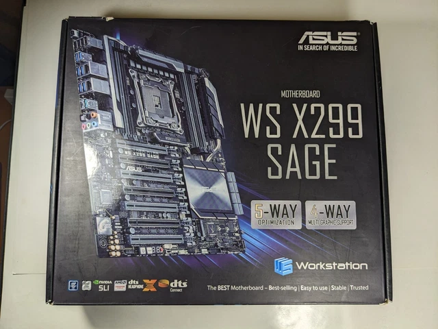 Lga 2066 Asus Ws X299 Sage Motherboard Sotel ASUS WS X299 SAGE/10G