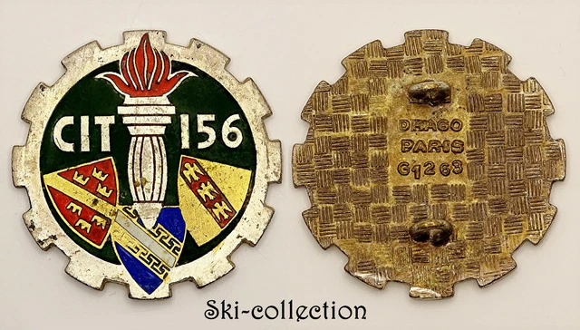 INSIGNE CIT 152 CENTRE INSTRUCTION DU TRAIN AREMAIL G 1364 ORIGINAL EUR