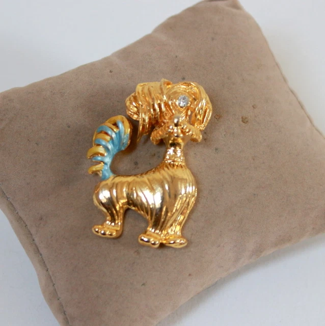Broche vintage triangle doré | Kaufen auf