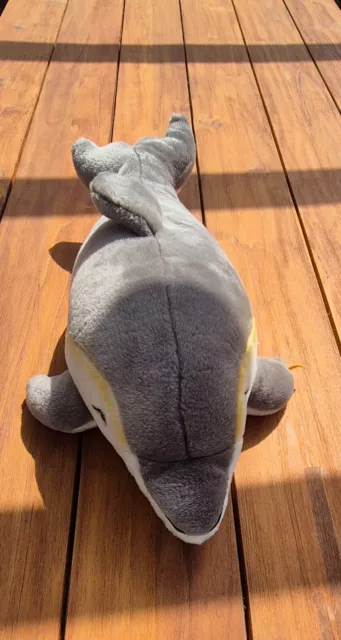 Steiff Delfin Kuscheltier Plüschtier Stofftier mit Knopf im Ohr Länge ca. 36 cm