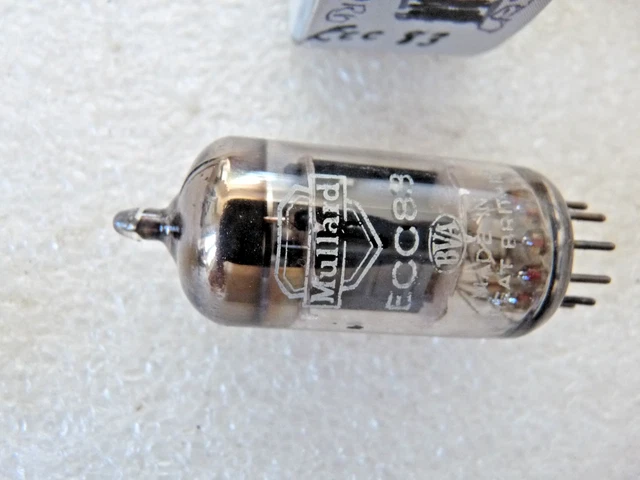 1 PCS, MULLARD ECC83 / 12AX7, VINTAGE VALVES / TUBES. TEST 100% AS