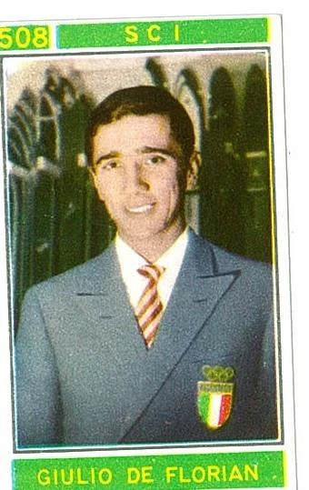 FIGURINA CAMPIONI DELLO SPORT PANINI 1967/68 MASSIMO CONSOLATI n 443