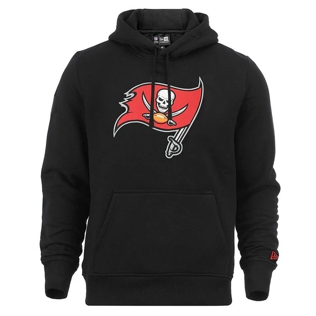 New Era Tampa bay Buccaneers Felpa con Cappuccio – NFL – Logo Team – Nero