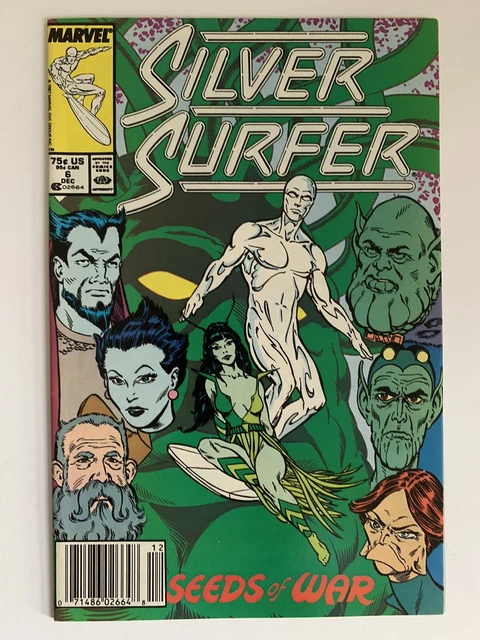 Silver Surfer #6 9.0 Vf/Nm 1987 Newsstand Marvel Comics