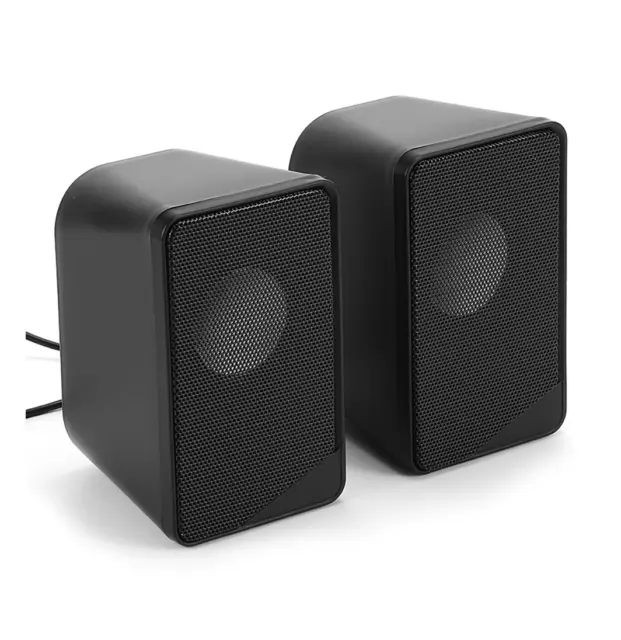 Neuf haut-parleurs audio multimédias portables 2.0 pour ordinateur PC prise...