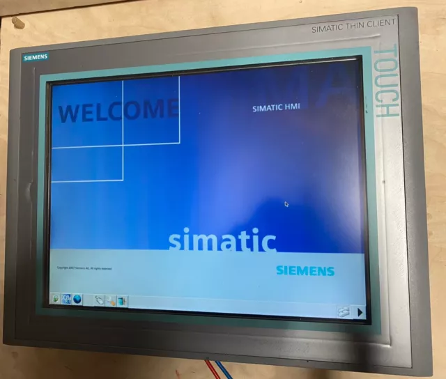 Siemens MP377 15“ Zoll HMI Touchpanel S7 6AV6 646-0AB21-2AX0 Thin Client