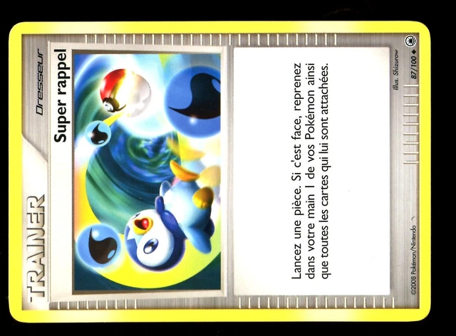 New Dawn Majest French Pokemon Card. Unco N° 87/100 Super Recall