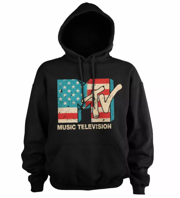 Licenza Ufficiale MTV Affliggere Usa-Flag Felpa con Cappuccio S-XXL Taglie
