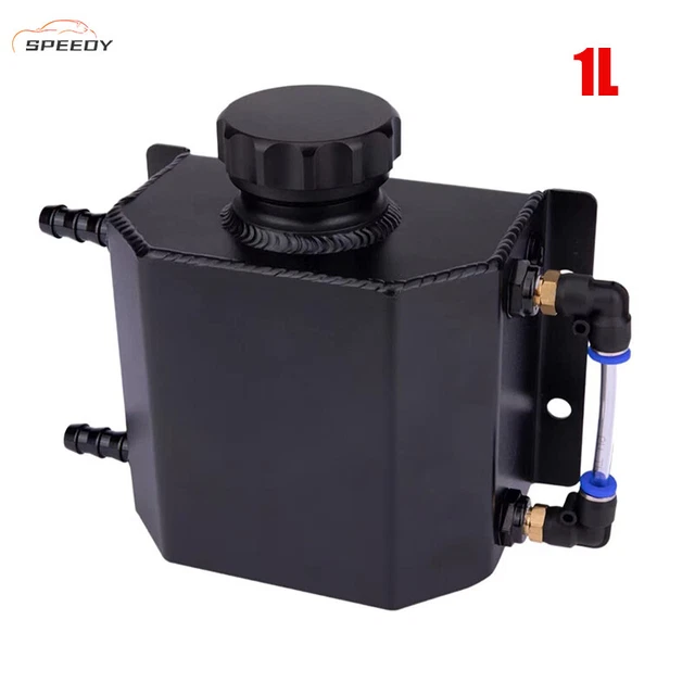 CAR ALUMINUM RADIATOR 1L Coolant Expansion Overflow Reservoir Oil Fuel ...