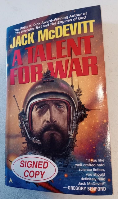 A Talent for War  Ace Book 1st Jack McDevitt books Sci-fi Signed Copy
