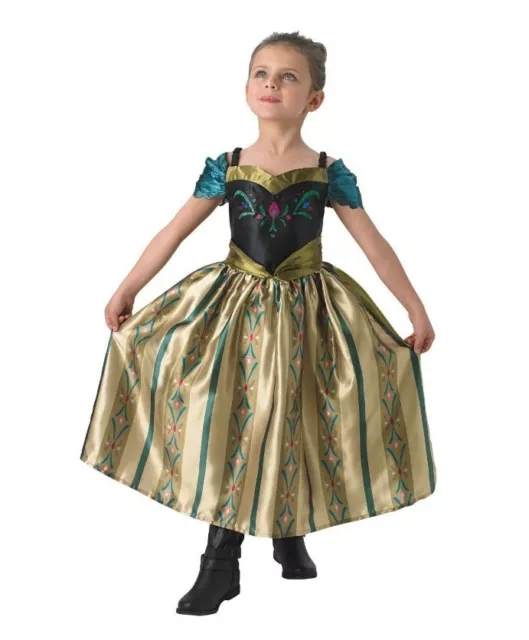 Rubie's Disney Frozen Anna Coronation Day Fancy Dress Child Costume 5-6 Years