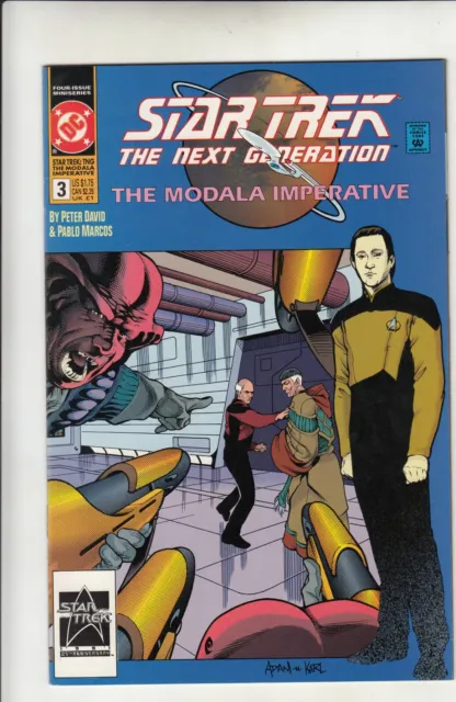 Star Trek Next Generation Modala Imperative #3 Comic DC Very Fine/Near Mint
