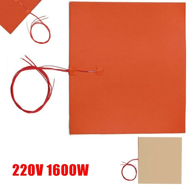 Chauffage Coussinet Imprimante Chauffage Tapis Silicone Outil 1600W 220V 450