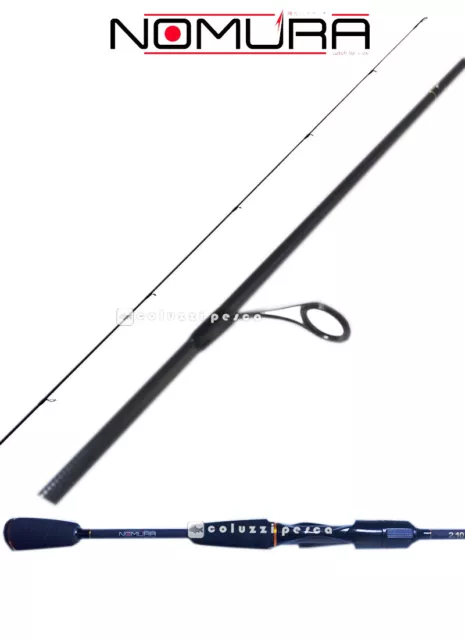 Canna Nomura Samurai Spinning Fuji Carbonio 30T Pesca Mare Fiume Artificiali