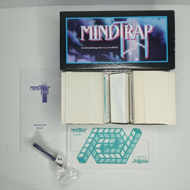 MINDTRAP GAME ORIGINAL First Edition 1991 Vintage Family Card Game EUR ...