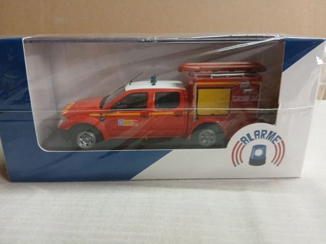 Miniature Nissan NP300 Pompiers - URCI, Alarme, 1/43, Résine - Neuf