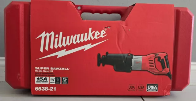 Milwaukee 6538-21 Super Sawzall Orbital Reciprocating Saw