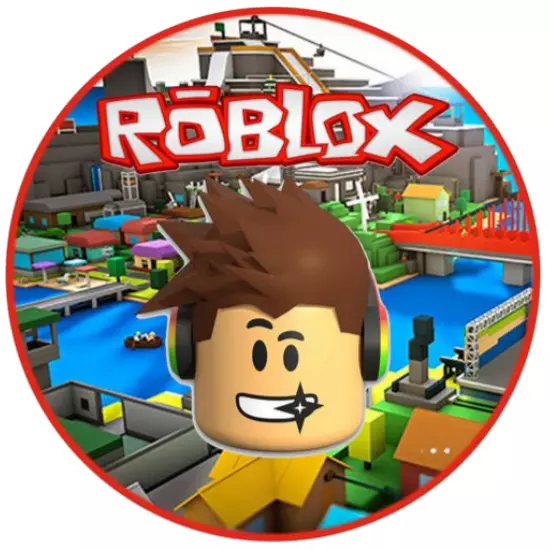 Roblox Blue Hair Guy Precut  Edible Icing Images – Edible Cake