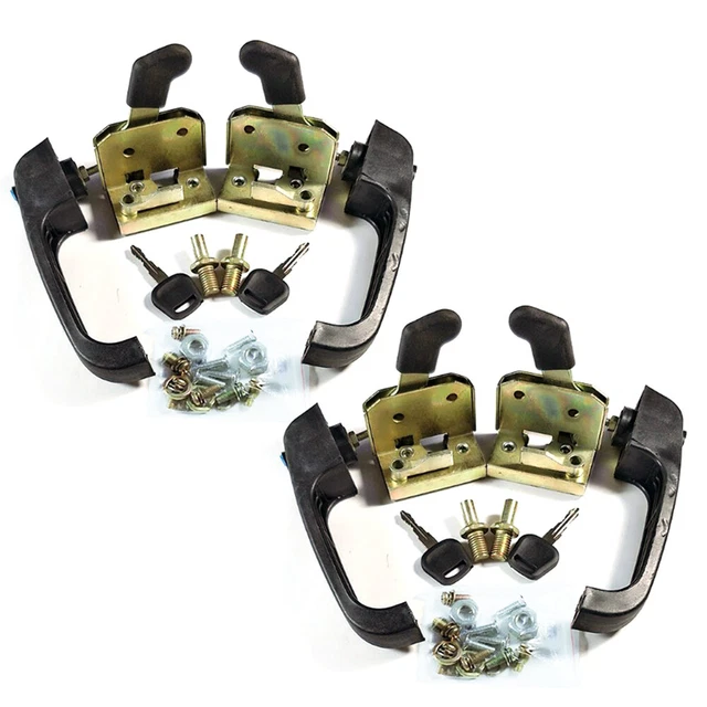 Universal Forklift Tractor and Heavy Equipment Locking Door Handle Set
