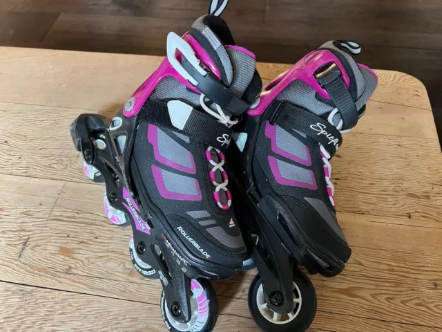 Rollerblades, Spitfire, Adjustable, UK Size 1-4. Excellent Condition.