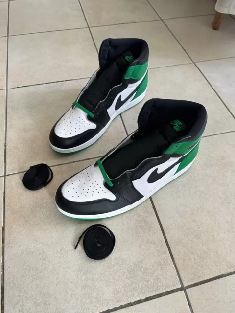 Nike Air Jordan 1 Retro High OG DZ5485 031 Black Lucky Green-White