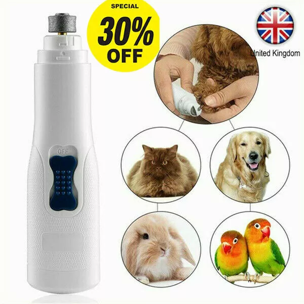 Cordless Electric Pet Dog Cats Grooming Clippers Low Noise Shaver Trimmer Kit UK