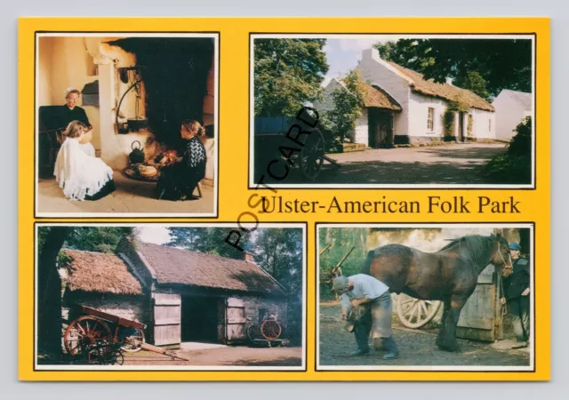 Postcard (R1) Ulster American Folk Park Omagh Co. Tyrone N. Ireland