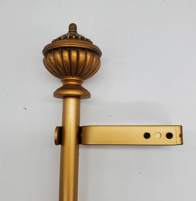 Sorrento 5/8" Adjustable Curtain Rod - 2 Colors, 3 Sizes