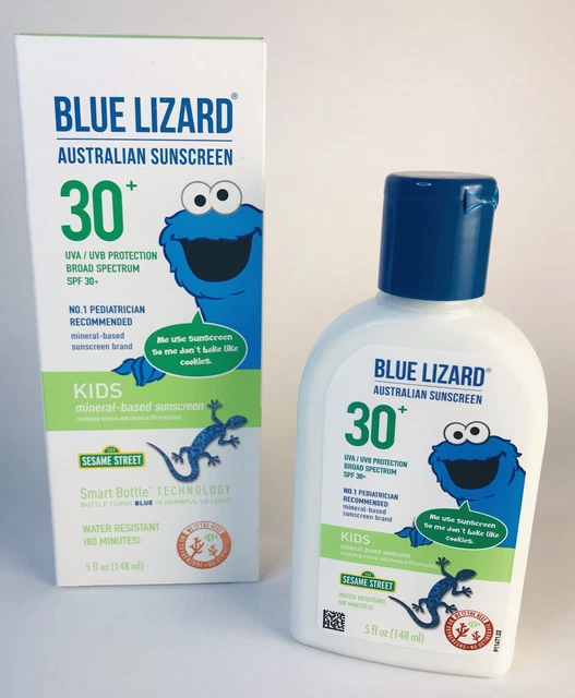 *Totalmente Nuevo y Sellado* Protector Solar a Base de Minerales Lagarto Azul Niños FPS 30+