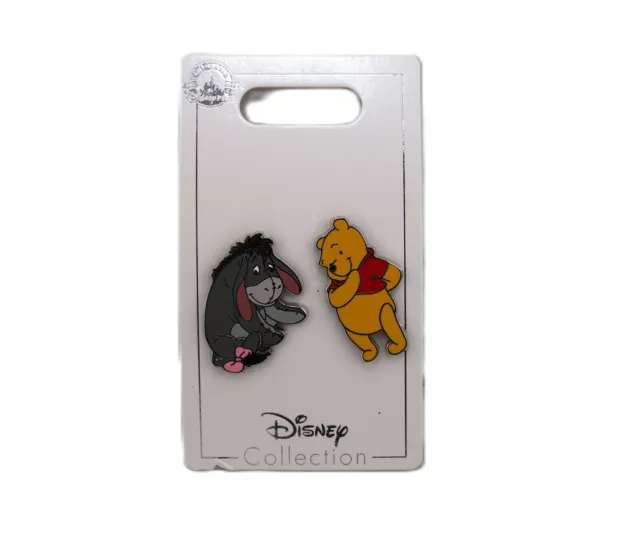 Disney Eeyore and Pooh-Winnie the Pooh-2pc pin set