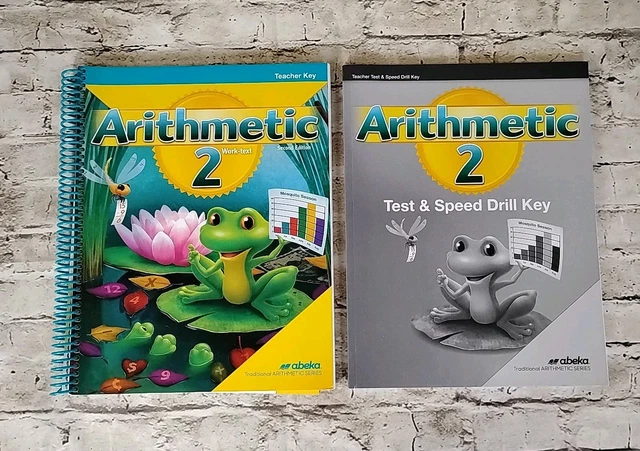 ABEKA ARITHMETIC 2 Teacher Key Work-text and Quiz/Test/Speed Drill 2nd ...