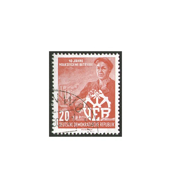 DDR Nr. 527 YII gestempelt "Wasserzeichenvariante"