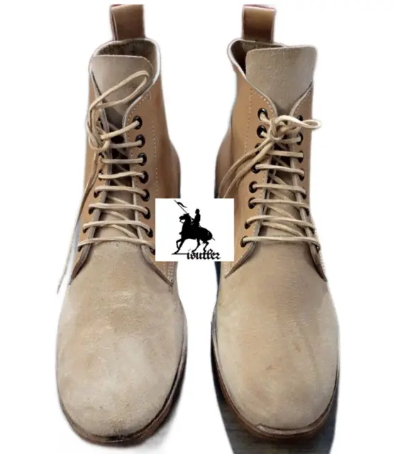 WW2 German Natural Low Boot Size 5 to 15 US