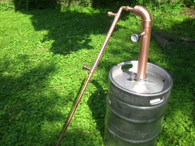 Beer Keg ELBOW Kit 2" Copper Pipe Moonshine Still Pot Still Column reflux