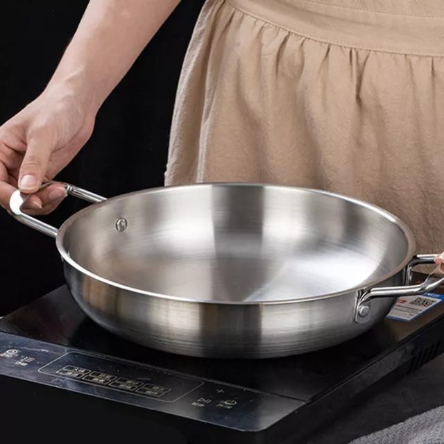 Noodle Pot Even Heated Binaural Flat Stainless Steel Small Exquisite Korean