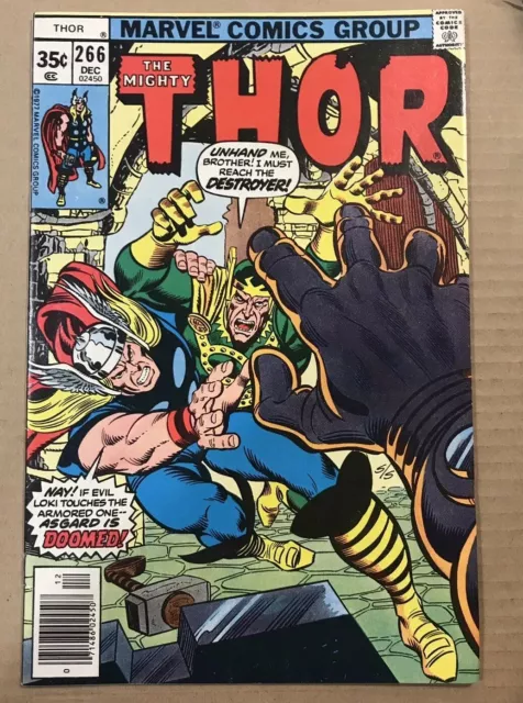 THE MIGHTY THOR 266 CLEAN COPY marvel Comics